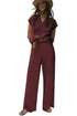 Knitted V Neck Sweater and Casual Pants Set